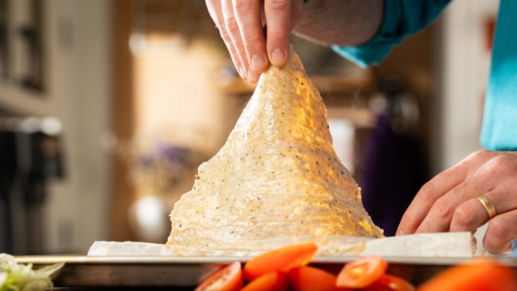 Easy chicken recipe idea: Chicken doner that's paper thin like a real doner kebab.