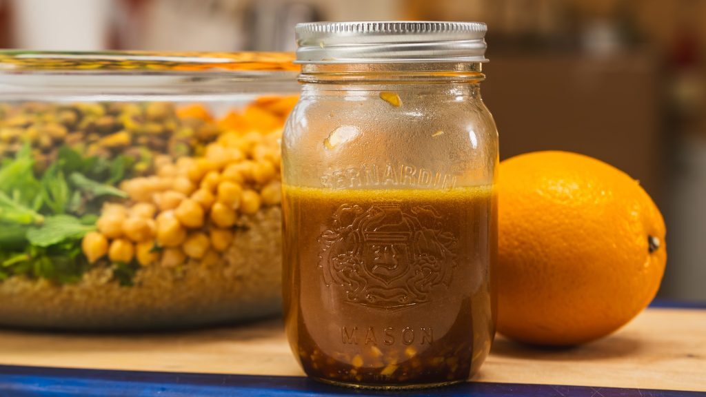 orange dressing for quinoa salad Arugula Quinoa Salad with Orange Poppyseed Dressing