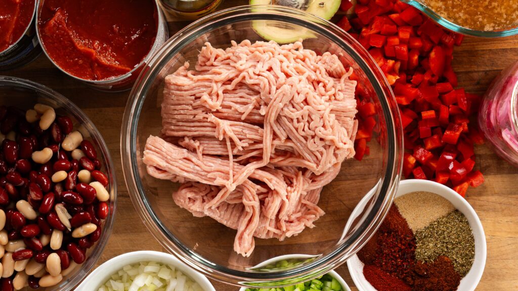 Goop turkey chili ingredients.