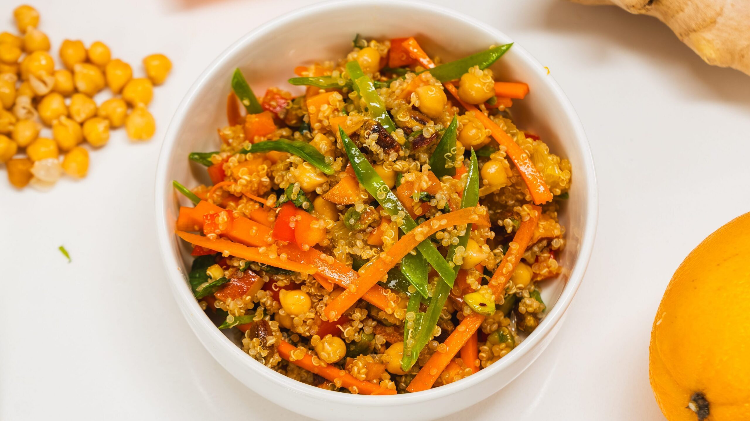 quinoa salad with orange juice dressing Orange Cranberry Quinoa Salad