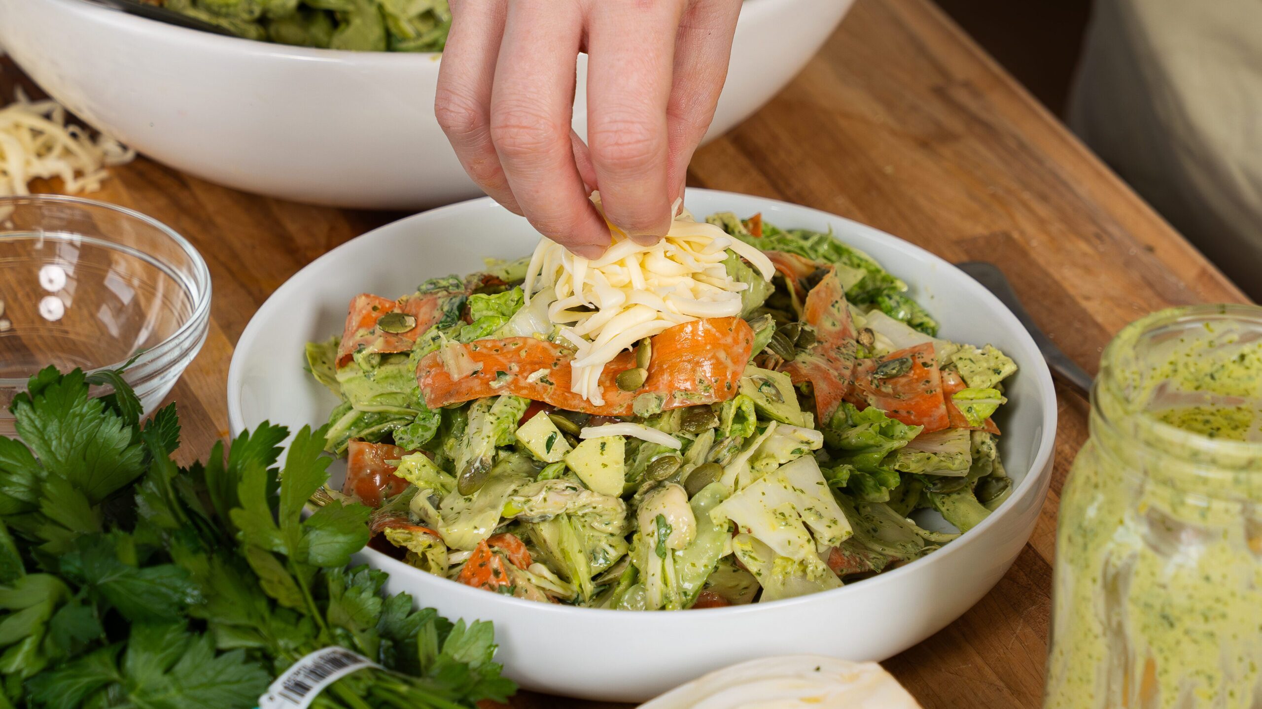 Green Goddess Cabbage Salad: Crunchy and Hearty | Andy's East Coast Kitchen Green Goddess Cabbage Salad: Crunchy and Hearty | Andy's East Coast Kitchen