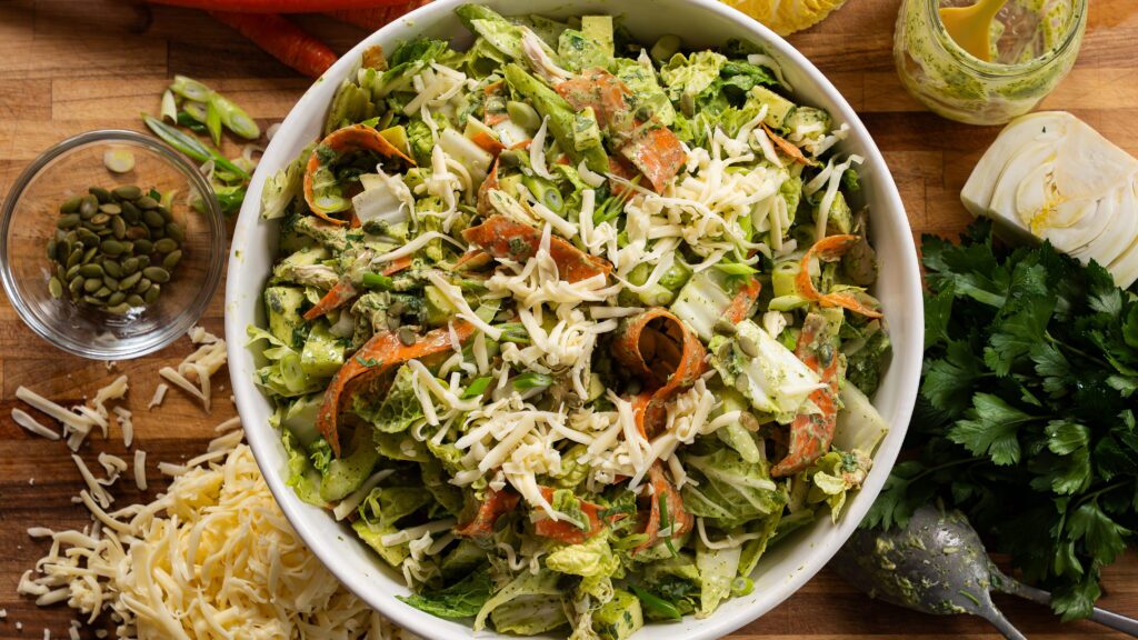 Green Goddess Cabbage Salad: Crunchy and Hearty | Andy's East Coast Kitchen Green Goddess Cabbage Salad: Crunchy and Hearty | Andy's East Coast Kitchen