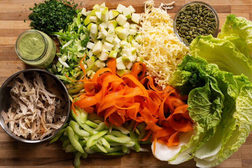 cabbage salad with green goddess dressing Jillianne Knit Crinkle Dress main image 0