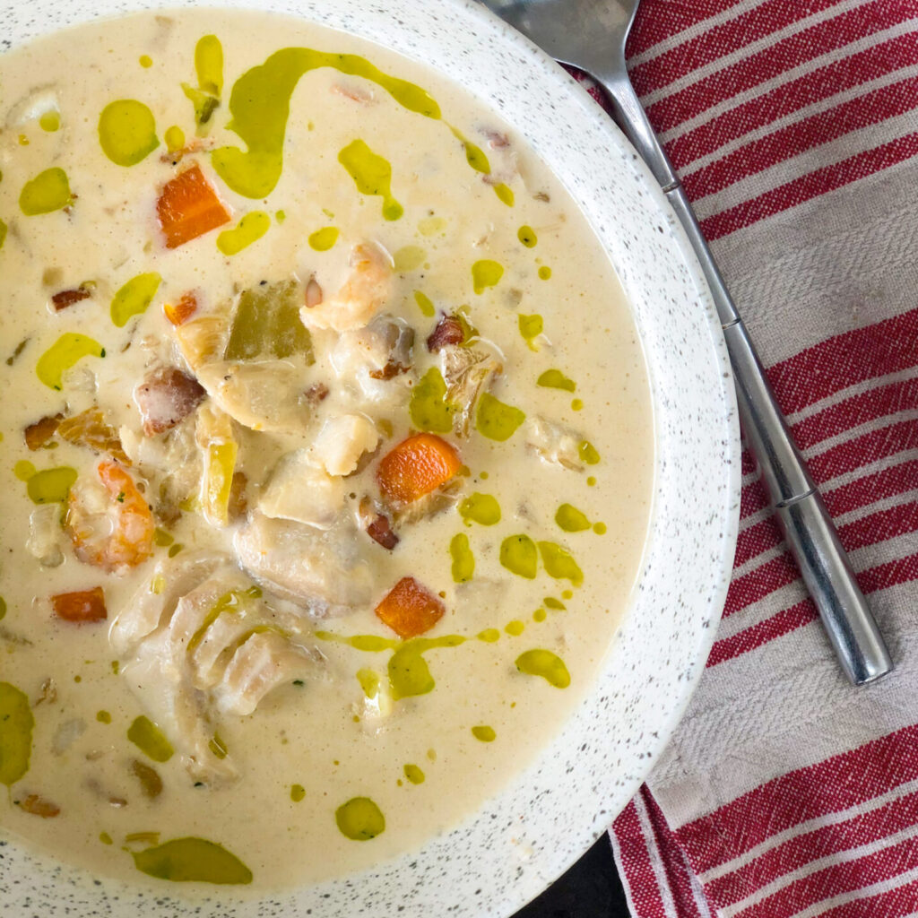 Homemade Smoked Haddock Chowder | The East Coast Kitchen