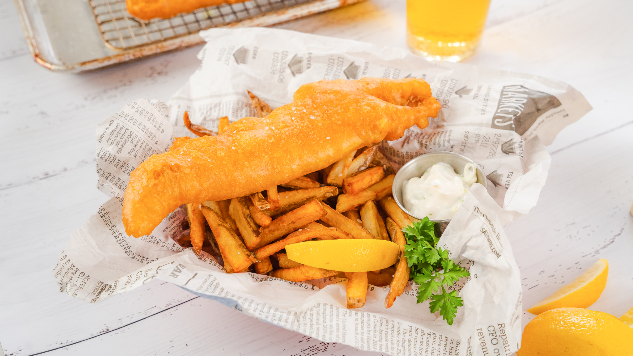 How To Make The Best Beer-Battered Fish and Chips