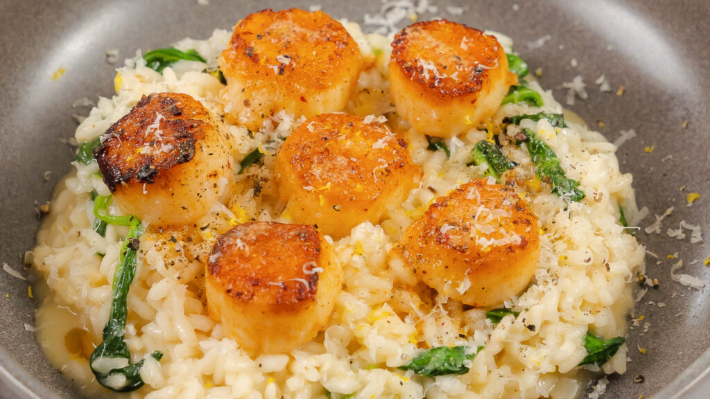 Parmigiano Risotto with Toasted Scallops - Kuali