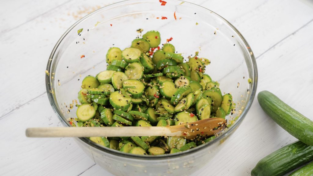 Marinated Cucumbers - The Wooden Skillet