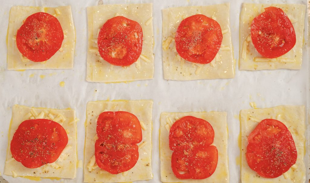 Cheese and Tomato Pasties - White Jasmine