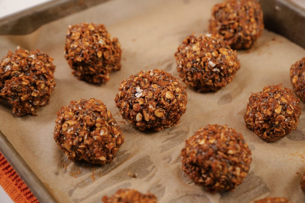 Pumpkin Cookie Protein Balls - Once Upon a Pumpkin