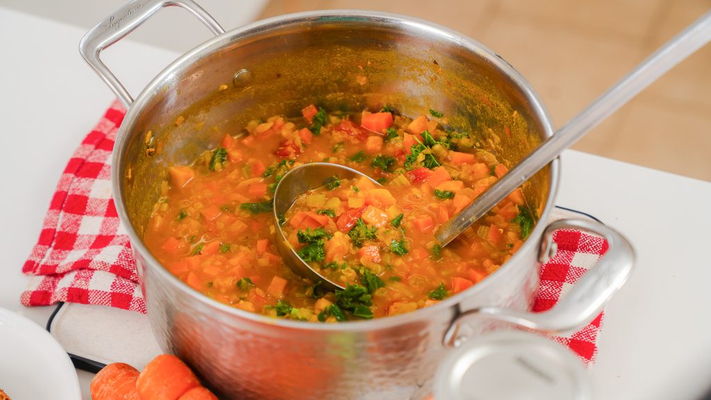 Red Lentil and Turmeric Soup