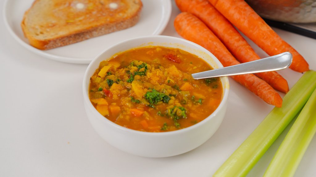 Red Lentil and Turmeric Soup