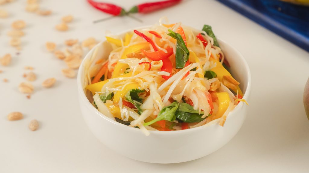 A close up of Thai Mango Salad