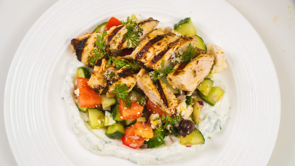 greek chicken salad