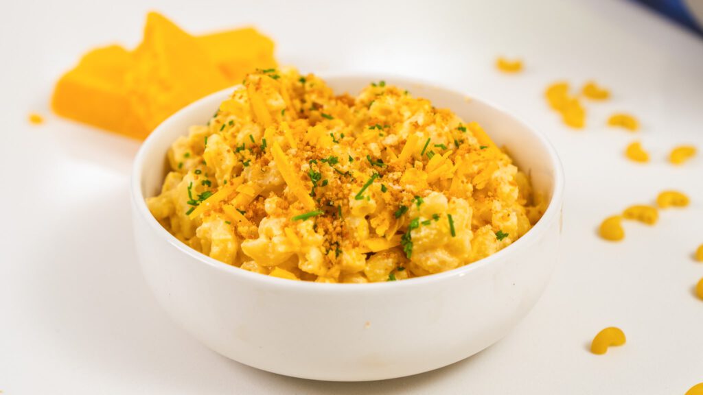 Protein Mac and cheese bowl