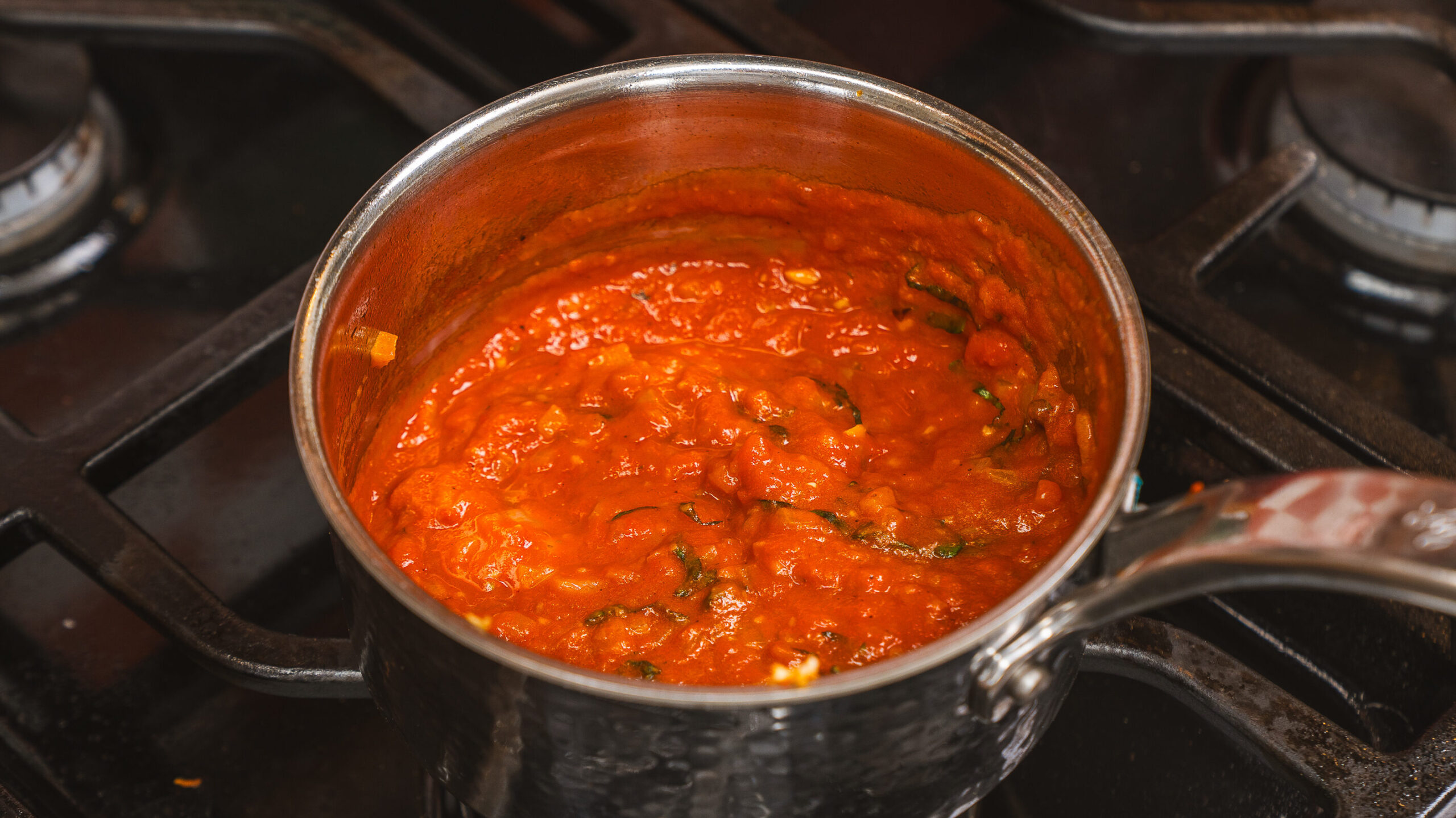 Smoky tomato bravas sauce.